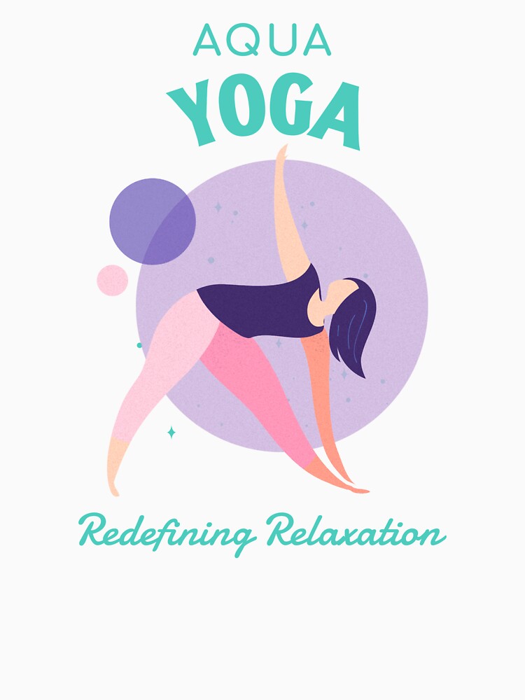 Aqua Yoga: Redefining Relaxation by KWamba Unisex , , , Long Sleeve Tee