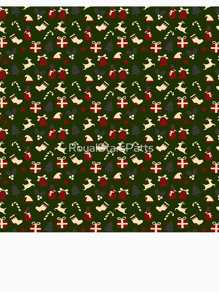 Beautiful Elf Reindeer Merry Christmas Xmas Pattern    - Christmas Gifts For Husband by RoyalStarsPatts