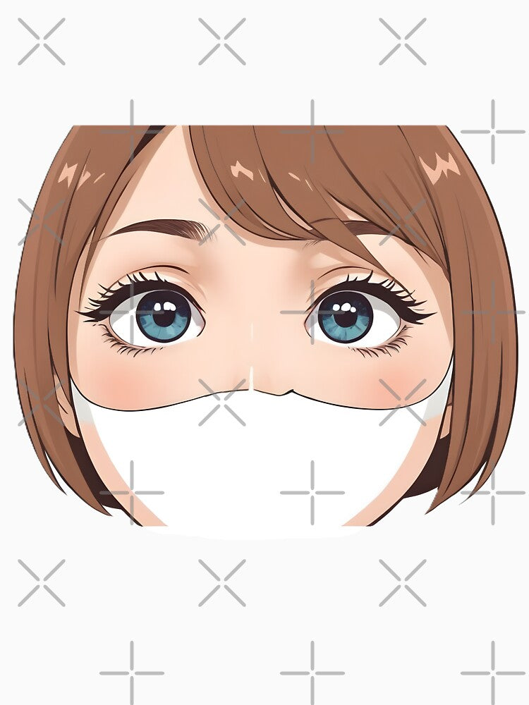 Minimal Anime Face Line Art – Expressive Minimalist Character Design - 5 by RELAX STATION Unisex , , , Long Sleeve Tee
