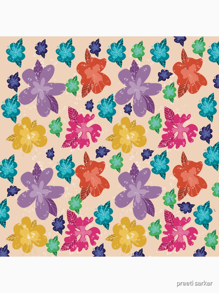 Spring Floral by preeti sarkar Unisex , , , Long Sleeve Tee