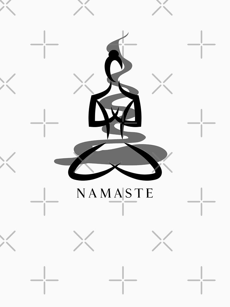 Yoga Essential Namaste Quote Yoga Practice by Zuuag Unisex , , , Long Sleeve Tee