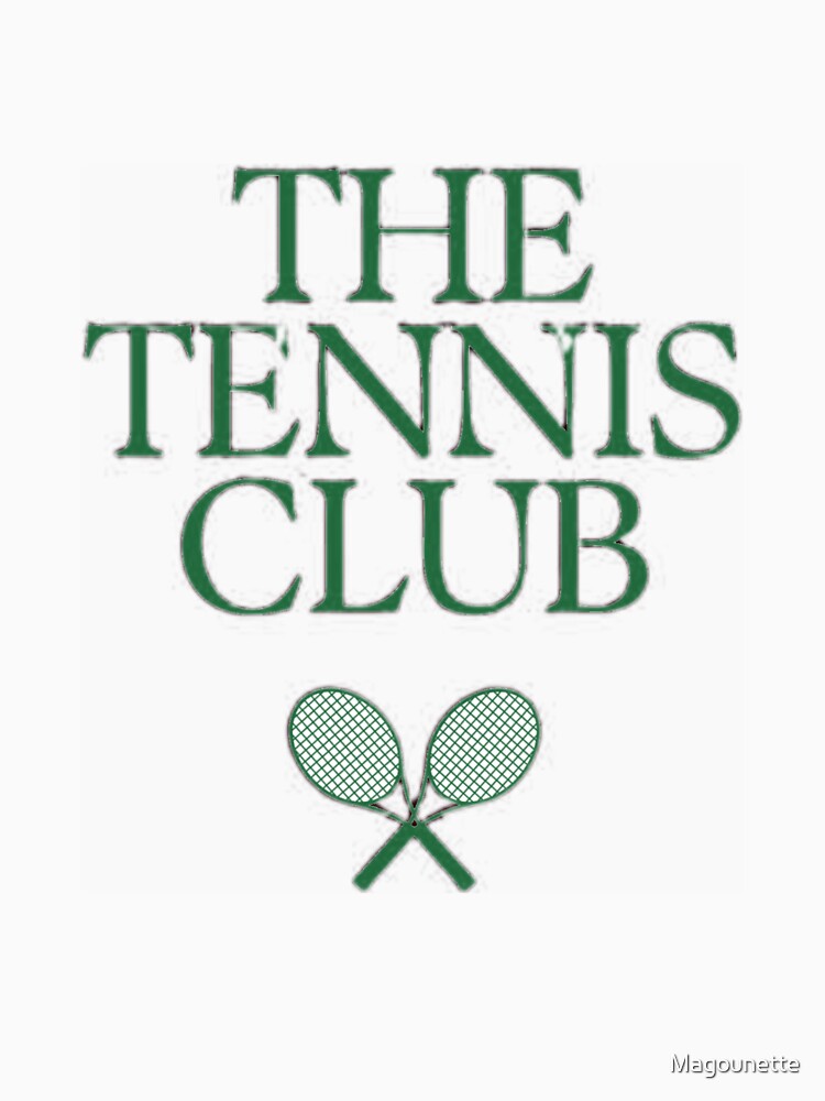 Classic Tennis Club Logo Design | Vintage Forest Green Rackets by Magounette
