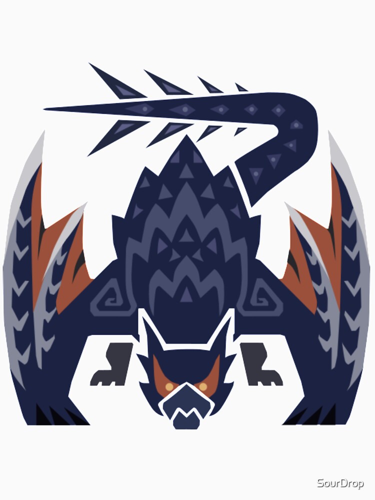 Nargacuga by SourDrop Unisex , , , Long Sleeve Tee