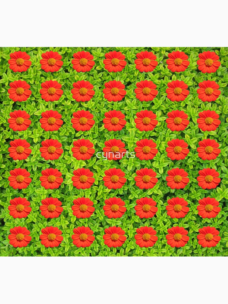 Red Sun Flower by cynarts Unisex , , , Long Sleeve Tee