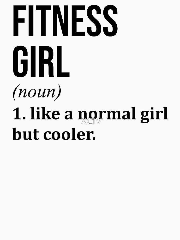 Fitness Girl Definition by XCIV Unisex , , , Long Sleeve Tee
