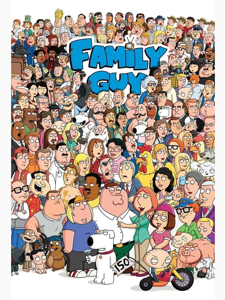 Family Guy characters by DaLo16 Unisex , , , Long Sleeve Tee