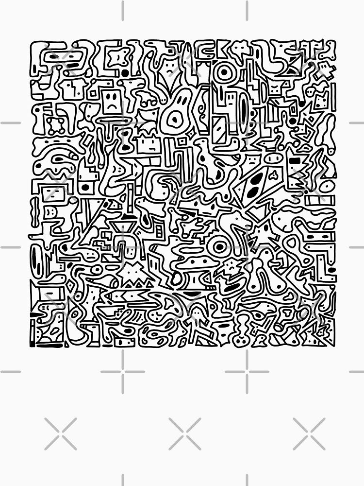 Sad faced doodle by Shanart Lex