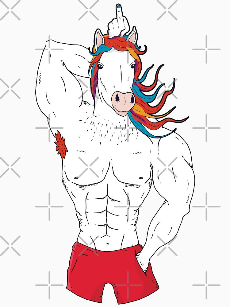 Bodybuilding Fitness Trainer Unicorn Fitness Motivation. by emphatic Unisex , , , Long Sleeve Tee