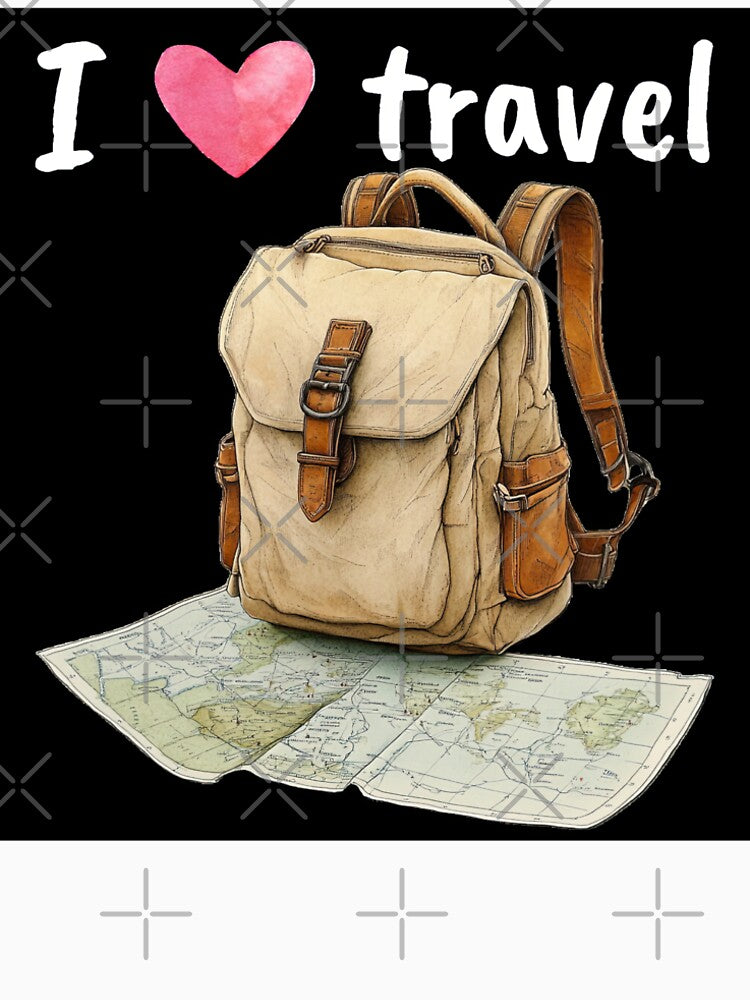 I love travel by Jasava Shop Unisex , , , Long Sleeve Tee