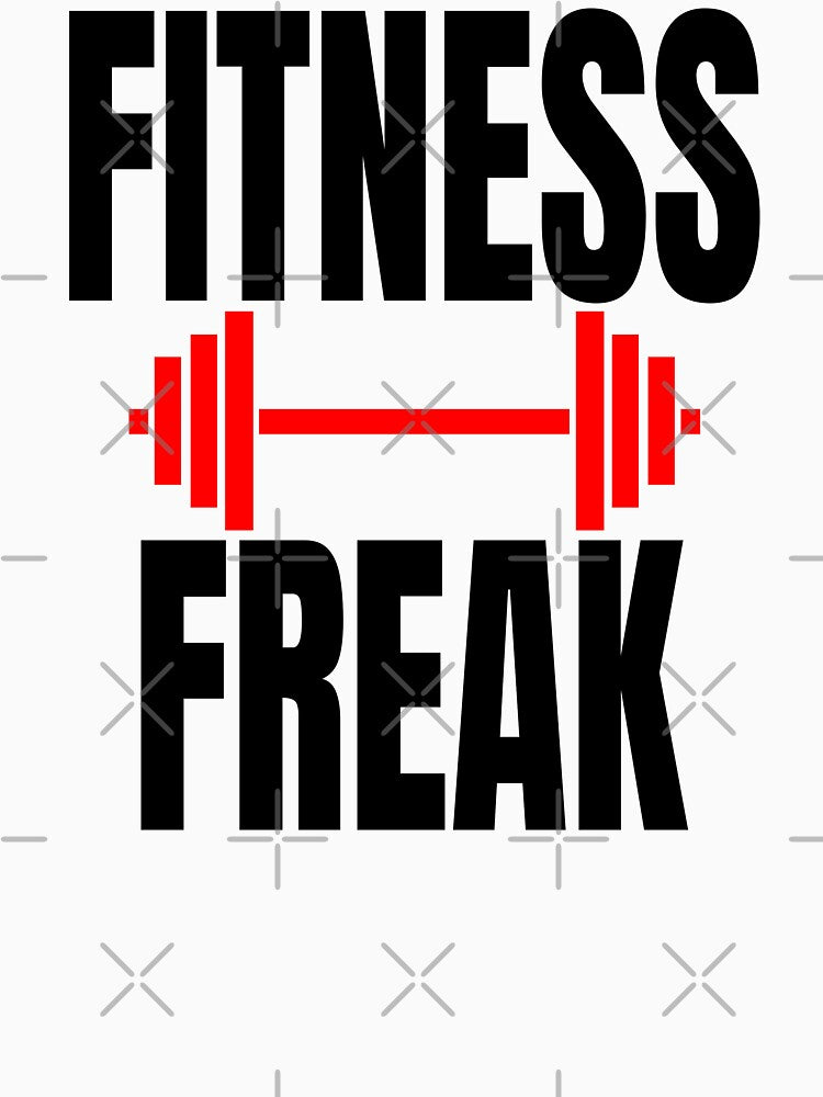 Fitness Freak - Funny fitness & Gym motivation quote by GraphicDream Unisex , , , Long Sleeve Tee
