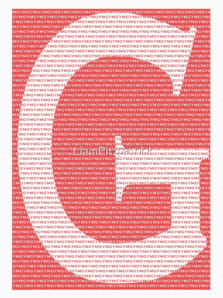 Fitness Gym red and white by LiamFitzpatrick Unisex , , , Long Sleeve Tee
