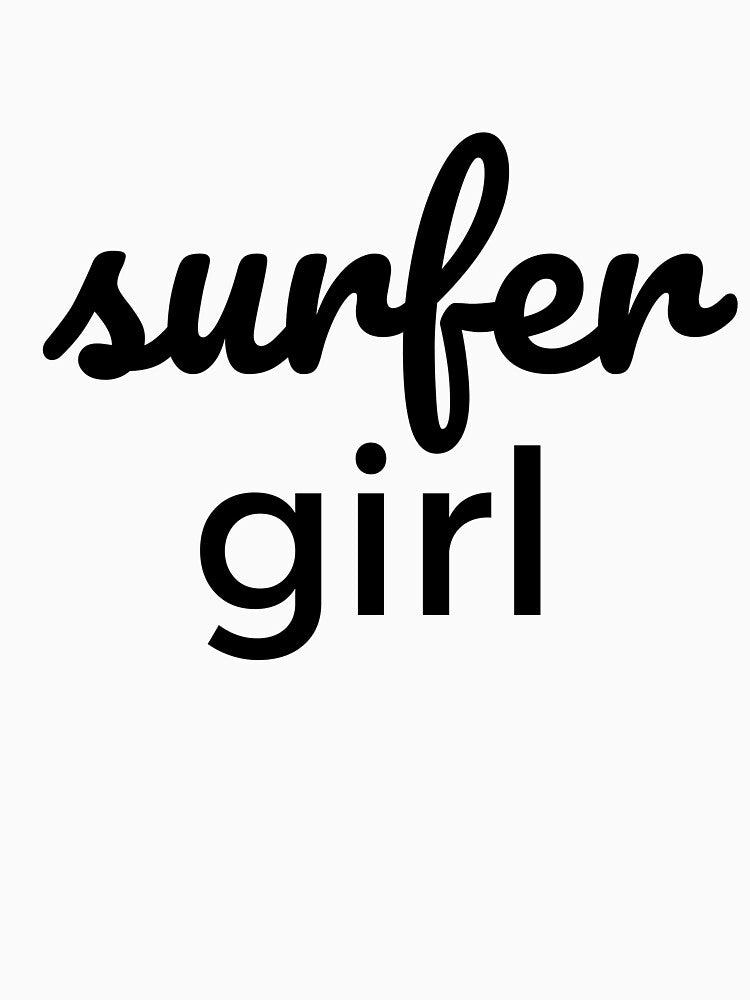 Surfer Girl by GardenistaShop Unisex , , , Long Sleeve Tee