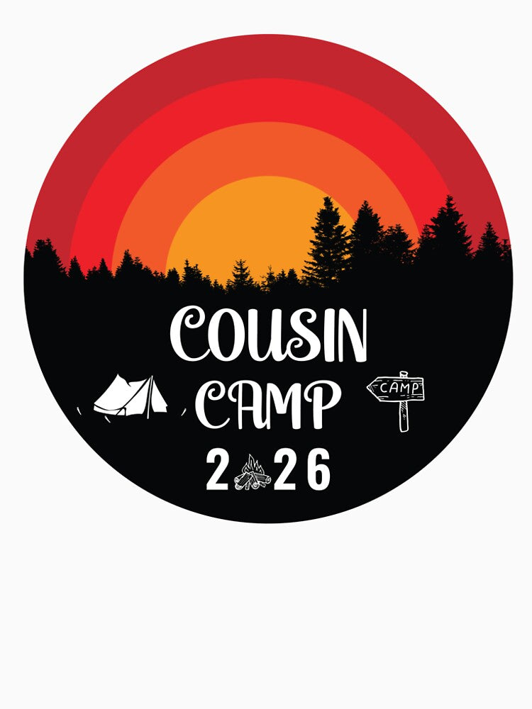 Cousin Camp 2026  – Family Reunion & Vacation Matching Design by PixelWaveBD