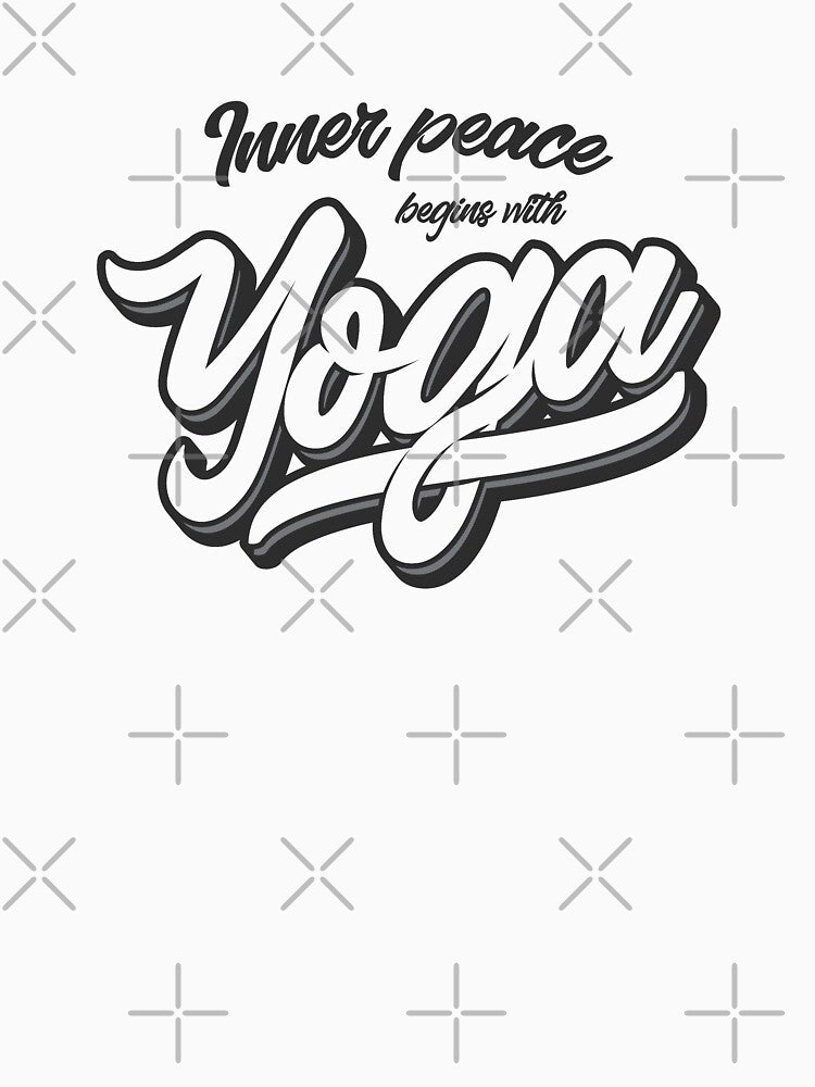 Inner peace begins with yoga by csoDesign