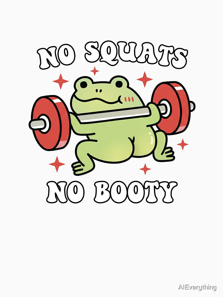 No Squats No Booty by AIEverything Unisex , , , Long Sleeve Tee