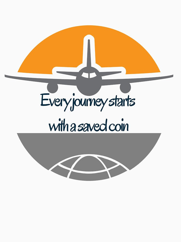 Every Journey Starts With A Saved Coin by Zoaluxe Unisex , , , Long Sleeve Tee