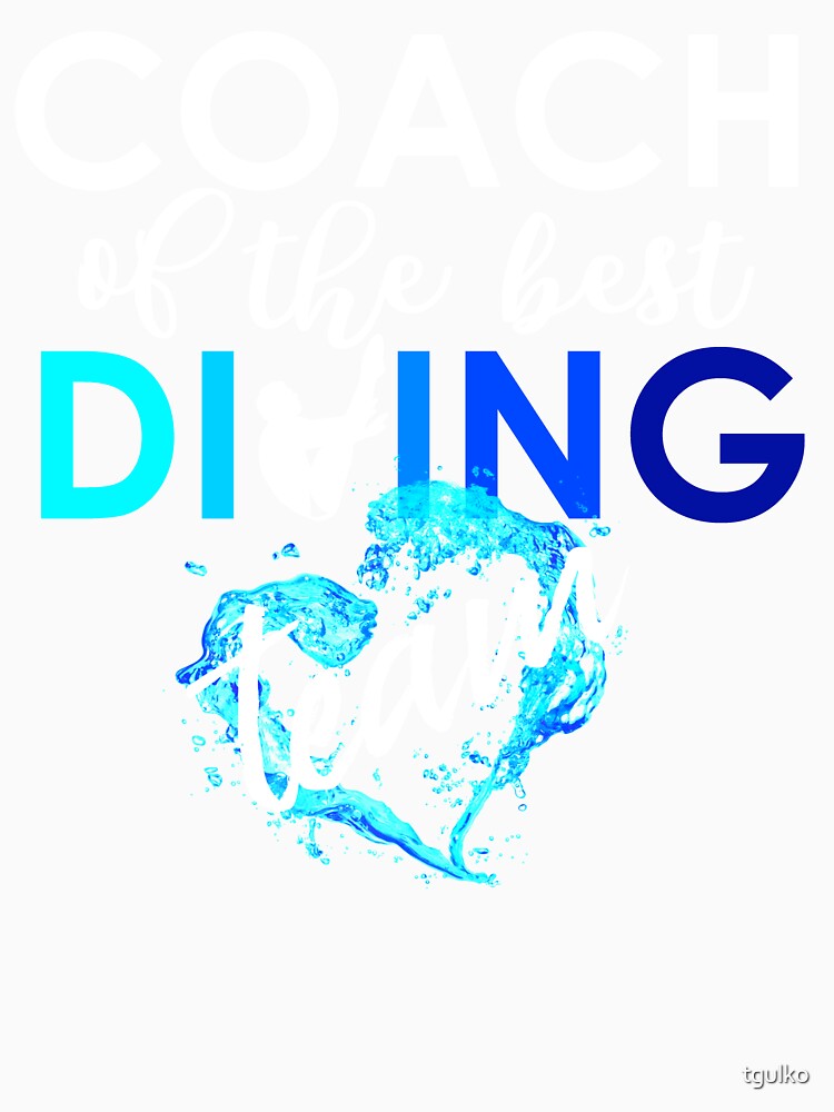 Springboard Diving Coach of the best Sport Diving Team Trainer Gift by tgulko