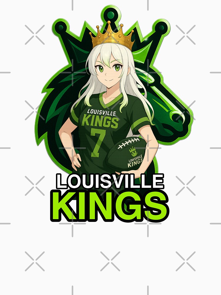 Louisville Kings (UFL) by Kitsune Merchant Unisex , , , Long Sleeve Tee