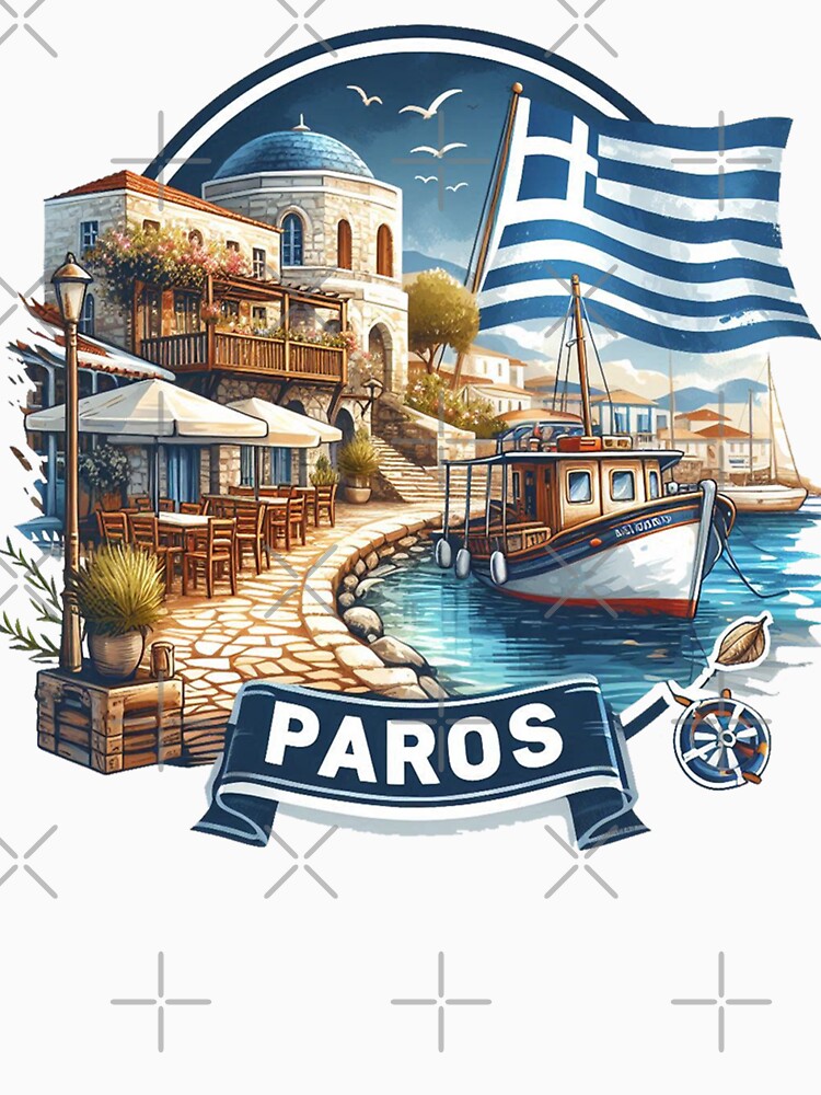 Europe Travel, Paros Greece Europe Travel by clintang Unisex , , , Long Sleeve Tee
