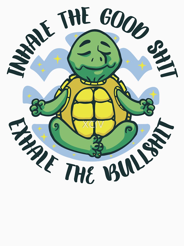 Yoga Turtle by XCIV Unisex , , , Long Sleeve Tee