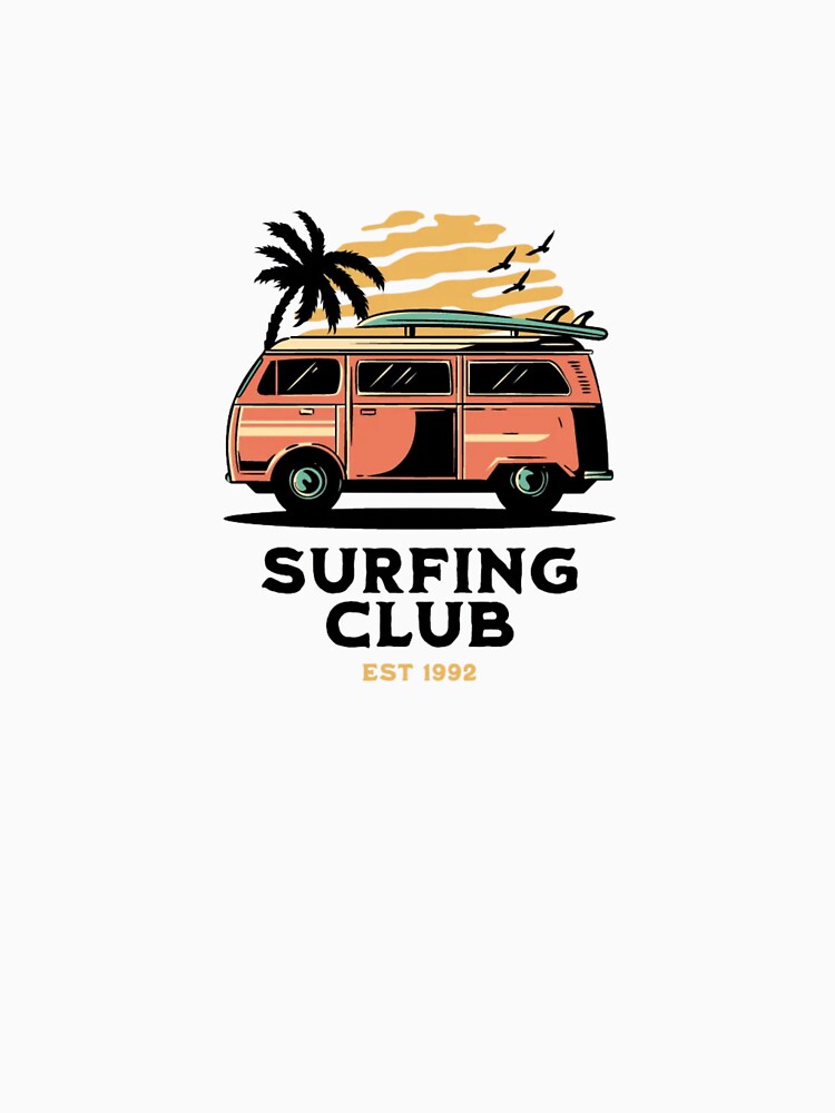Surfing Club by Phanteom Unisex , , , Long Sleeve Tee