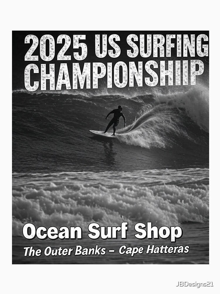 2025 US Surfing Championship - OSS - The Outer Banks by JBDesigns21 Unisex , , , Long Sleeve Tee