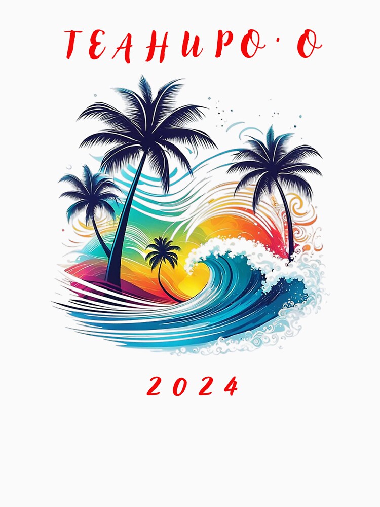 Surfing Teahupo'o 2024 Olympics by JackFreestone Unisex , , , Long Sleeve Tee