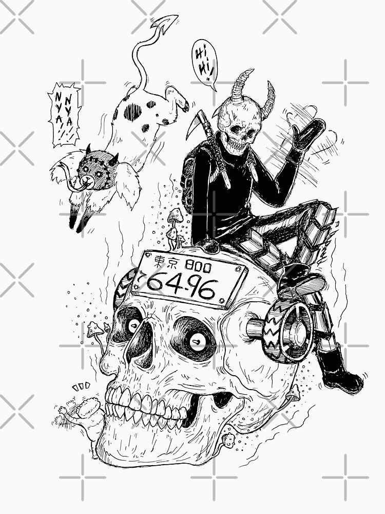 Dorohedoro Ebisu x Kikurage by Inna Zoldyck Unisex , , , Long Sleeve Tee