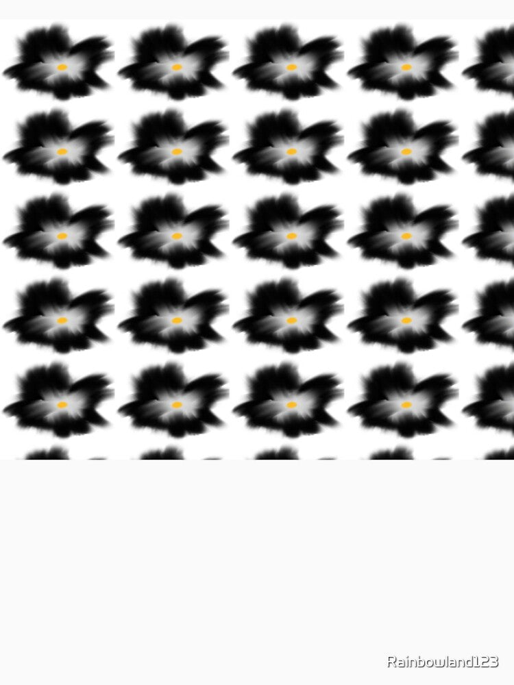 Gorgeous Black And White Flowers by Rainbowland123 Unisex , , , Long Sleeve Tee