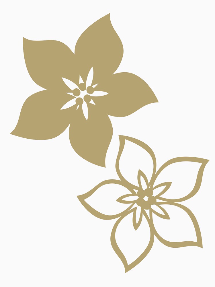 Golden Sakura by aknkstr Unisex , , , Long Sleeve Tee