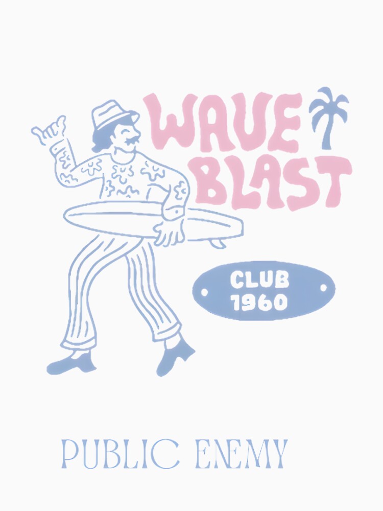 Wave Blast Club 1960 Retro Surfer Retro Apparel | PERFECT GIFT FOR YOU AND FRIENDS by MarcBuwalda
