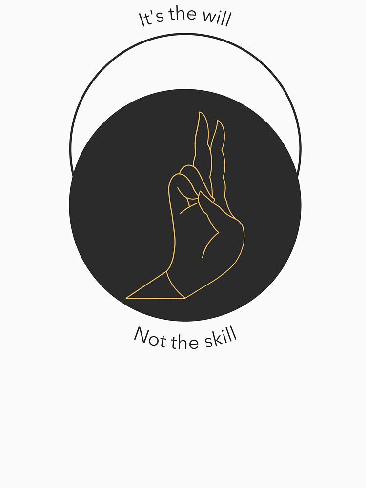 It's the will Yoga Classic by HalasDesign Unisex , , , Long Sleeve Tee