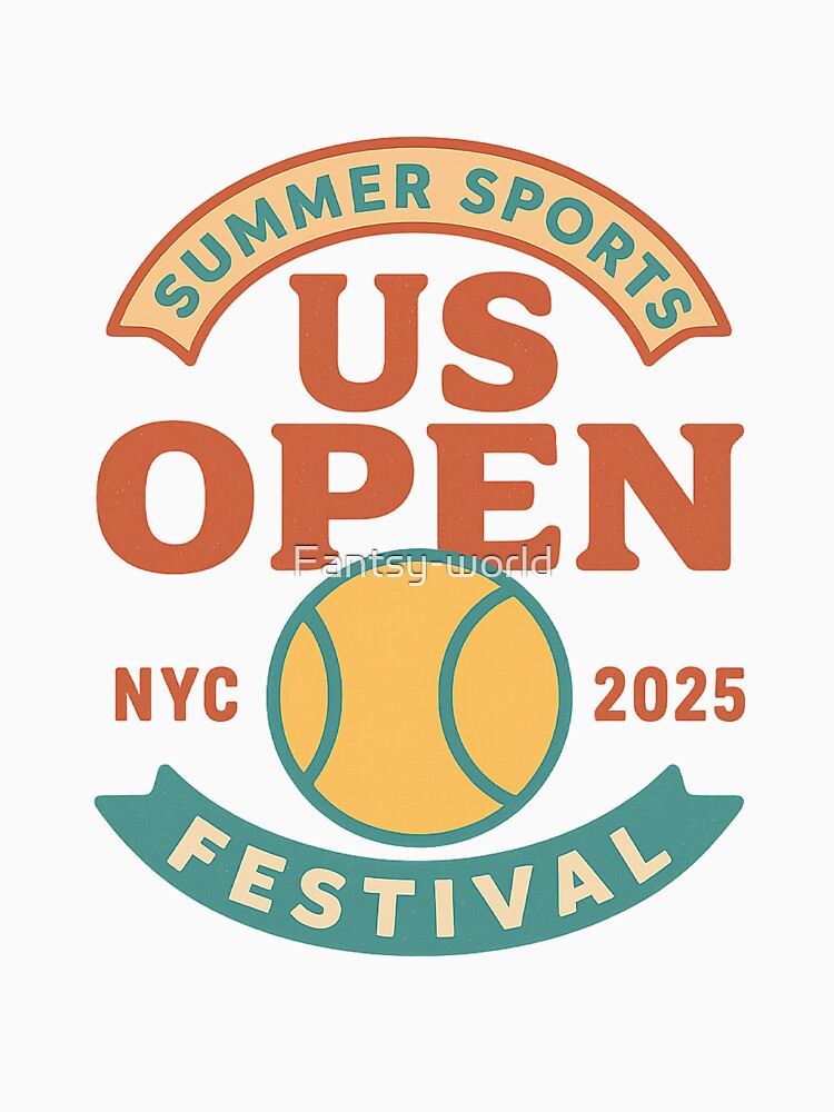 Retro NYC Tennis Festival 2025 – Summer Sports Vintage Design by Fantsy-world