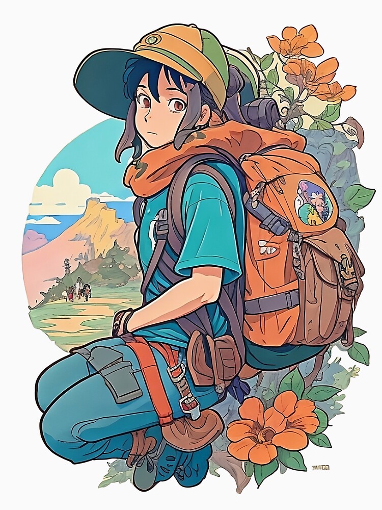 Yuru Camp Anime by Jarontid Unisex , , , Long Sleeve Tee