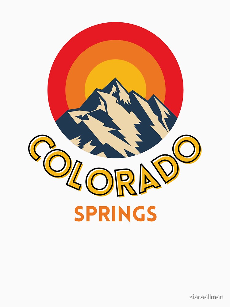 Colorado Travel Design by ziaraallman Unisex , , , Long Sleeve Tee