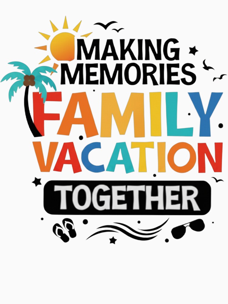 Family Trip ,Family Vacation Together Summer Beach Graphic by ascribbler19