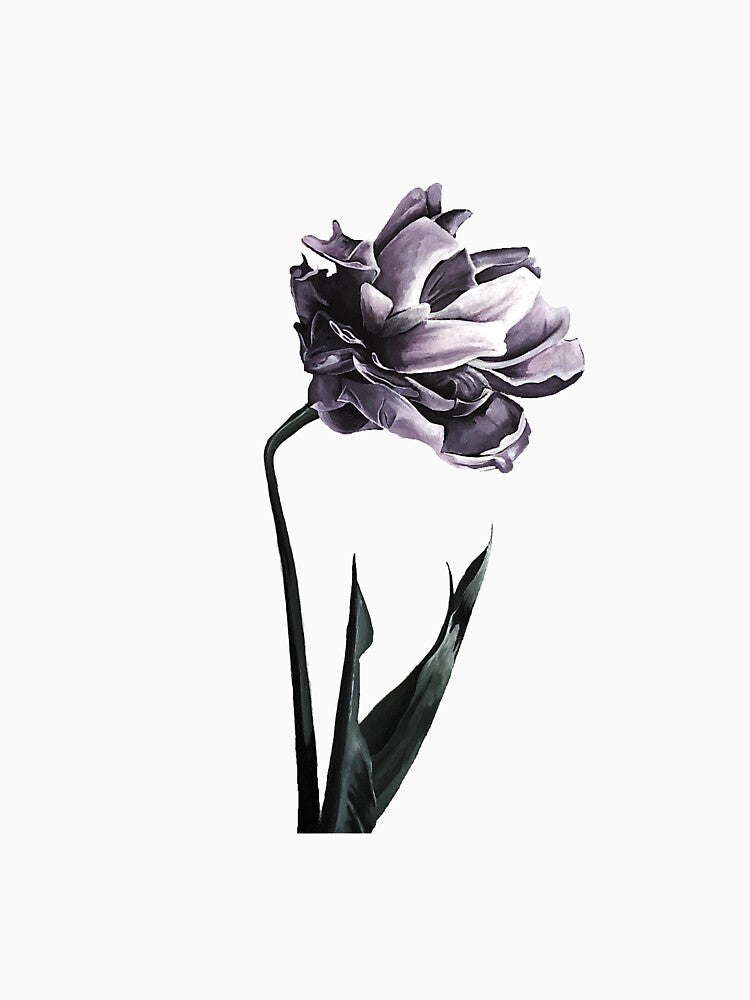 Purple Flower by cggtstickers Unisex , , , Long Sleeve Tee