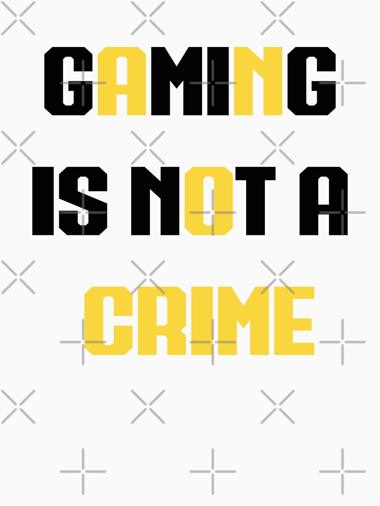 Gaming is Not a Crime Vol.2 by N-M-E-i Unisex , , , Long Sleeve Tee