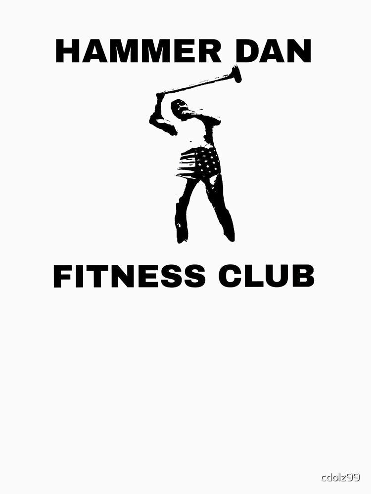 Hammer Dan Fitness Club by cdolz99 Unisex , , , Long Sleeve Tee