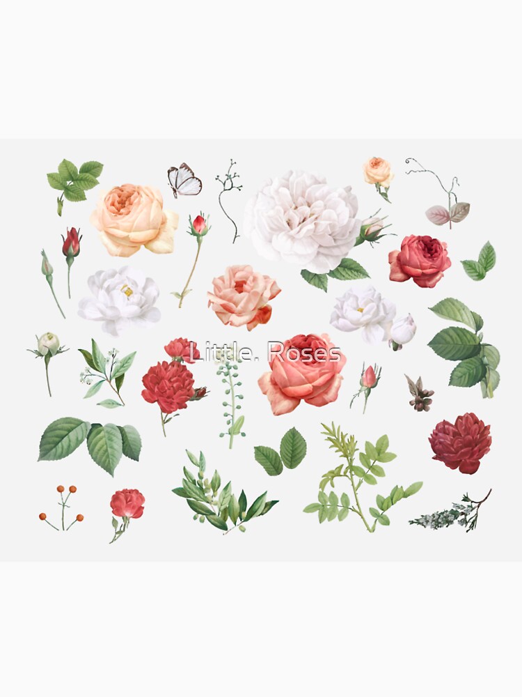 Flower by Little. Roses Unisex , , , Long Sleeve Tee