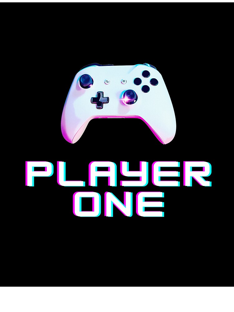 PLAYER ONE by BonePrints Unisex , , , Long Sleeve Tee