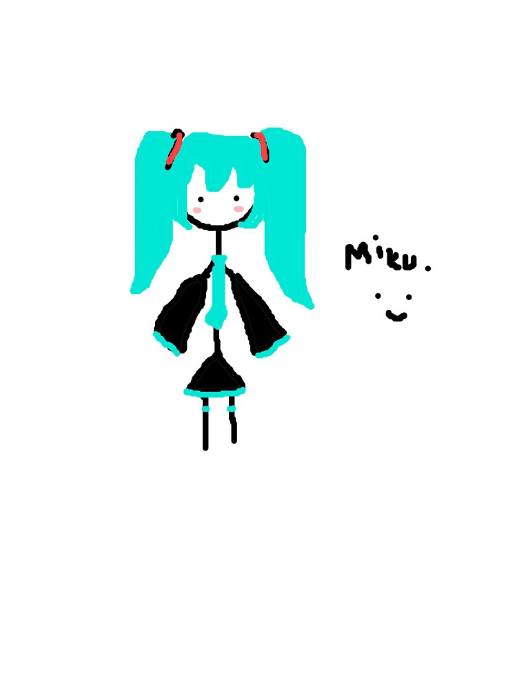 Hatsune Miku by MomoPockii Unisex , , , Long Sleeve Tee