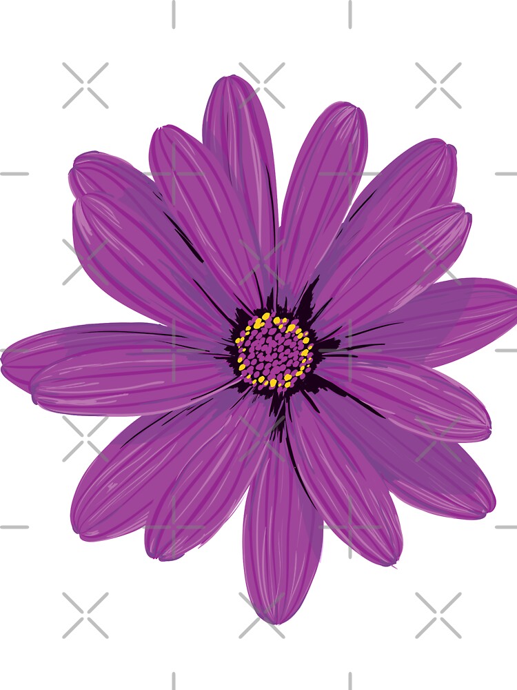 purple flower by BuzzRoom Unisex , , , Long Sleeve Tee