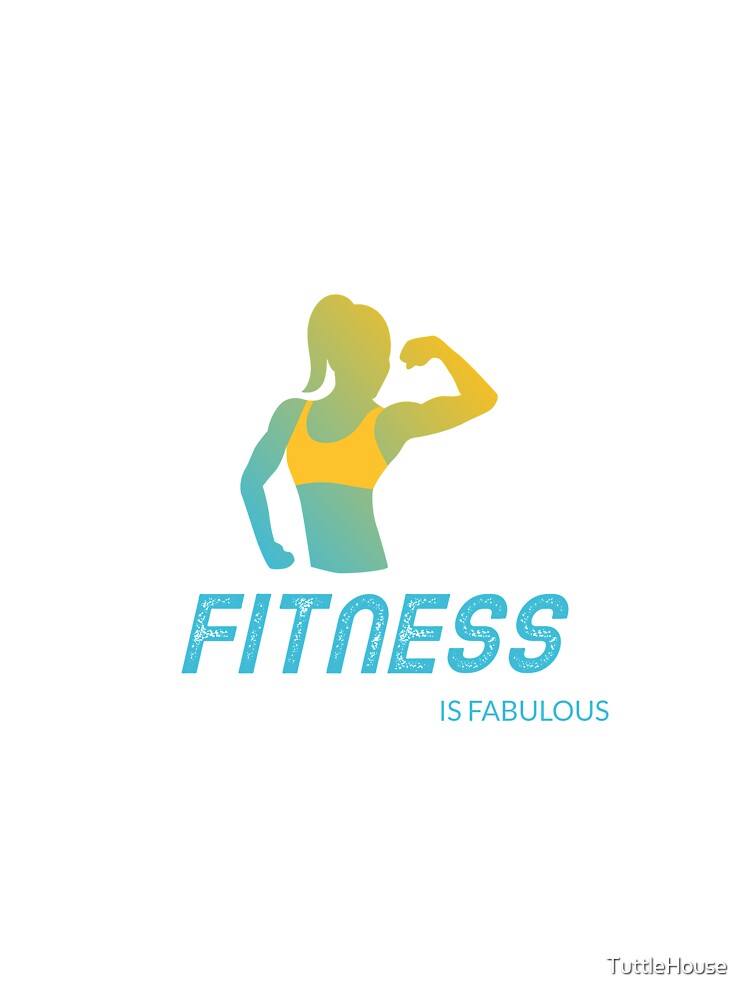 Fitness Is Fabulous by TuttleHouse Unisex , , , Long Sleeve Tee