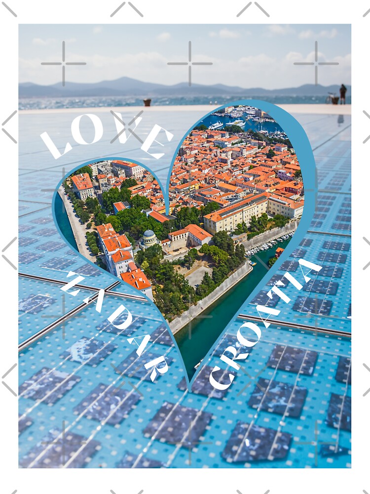 Love Zadar Croatia by Miki Design Unisex , , , Long Sleeve Tee