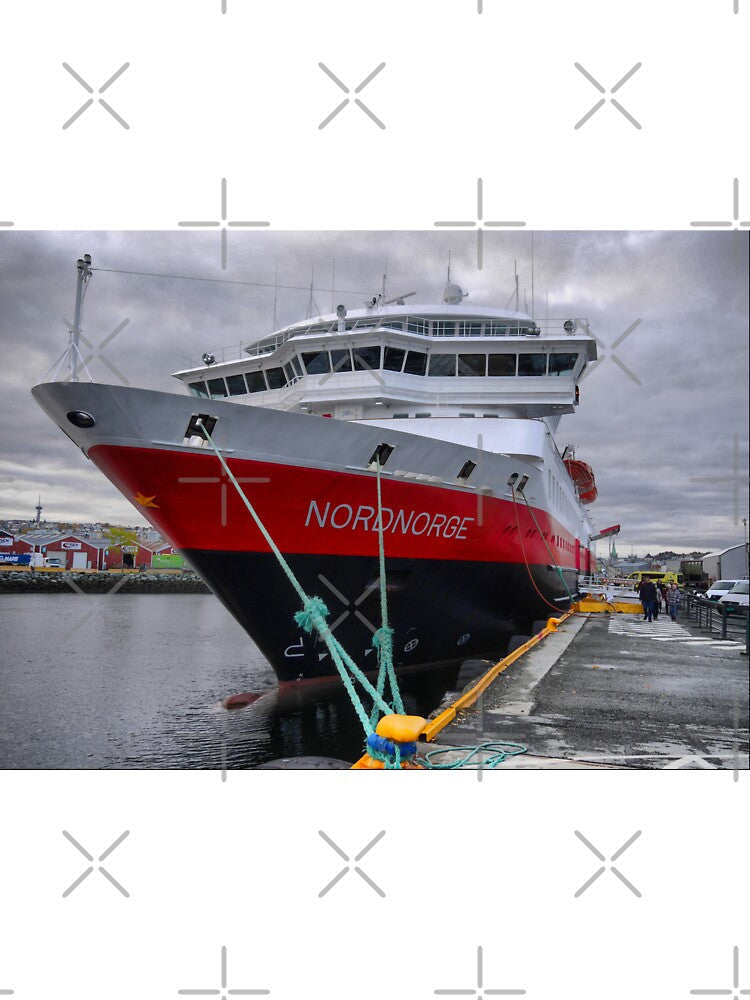 Moored at Trondheim by Larry Davis Unisex , , , Long Sleeve Tee