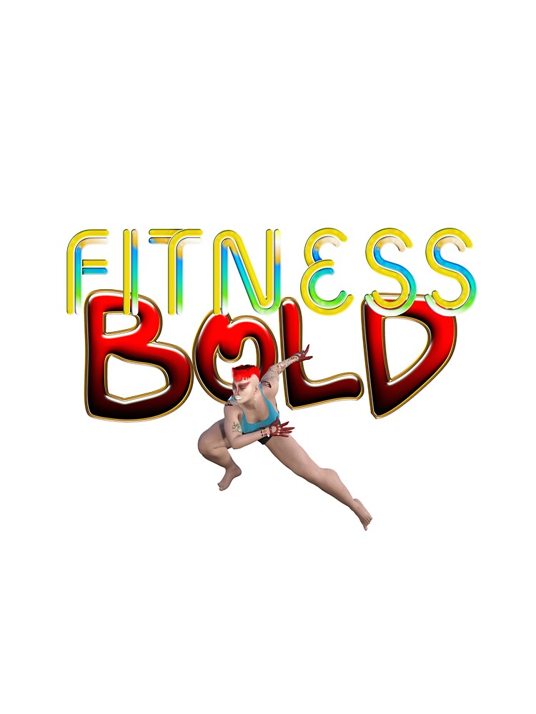 Fitness Bold by teepossible Unisex , , , Long Sleeve Tee