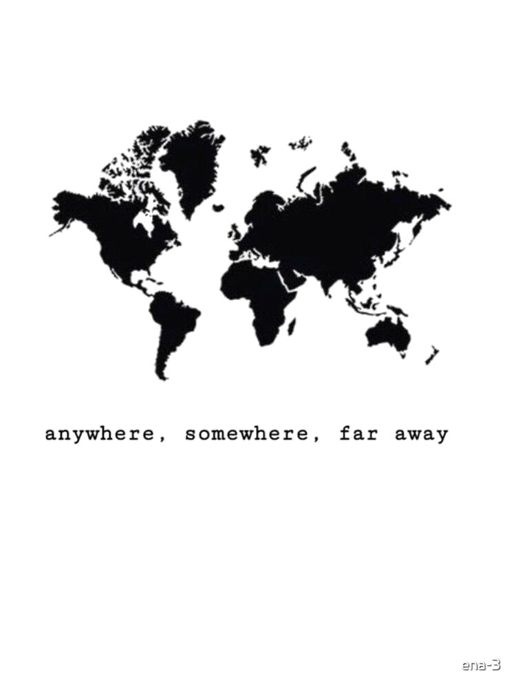 anywhere , somewhere, faraway by ena-3 Unisex , , , Long Sleeve Tee