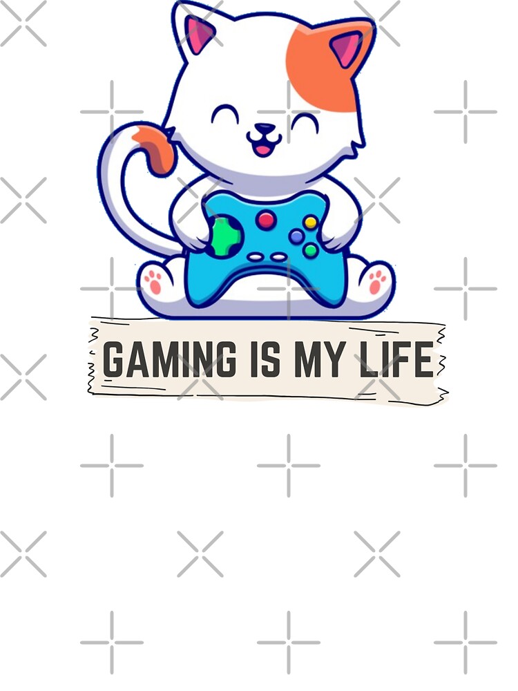 Gaming Is My Life, My Love & My Everything by Magical Designs Unisex , , , Long Sleeve Tee