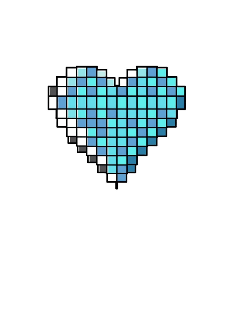 Pixel-Heart - Love-for-gaming by Vrynko Unisex , , , Long Sleeve Tee